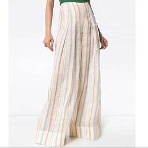 Jacquemus embroidered wide leg pants